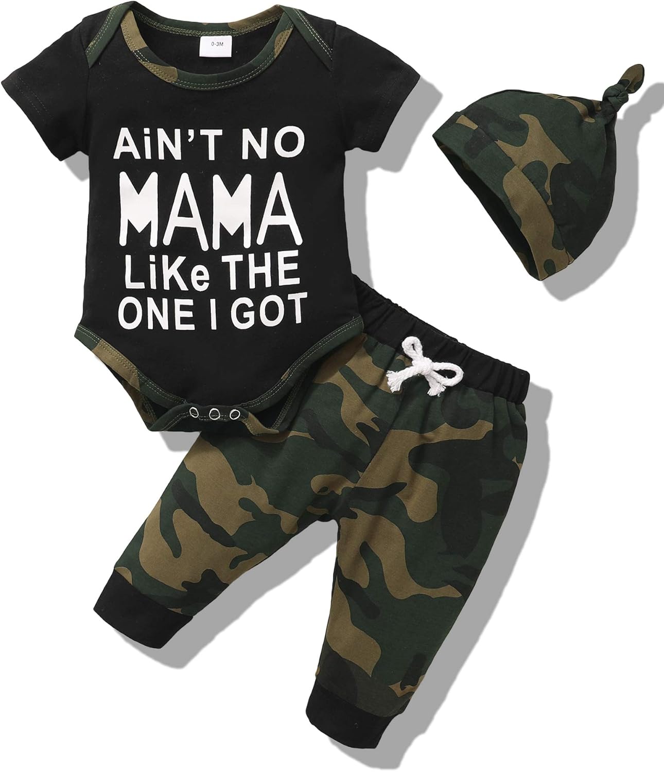 NZRVAWS Newborn Baby Boy Clothes Outfits Letter Prined Romper Pants Set Infant Baby Boy Clothing 0 3 6 9 12 18 Months