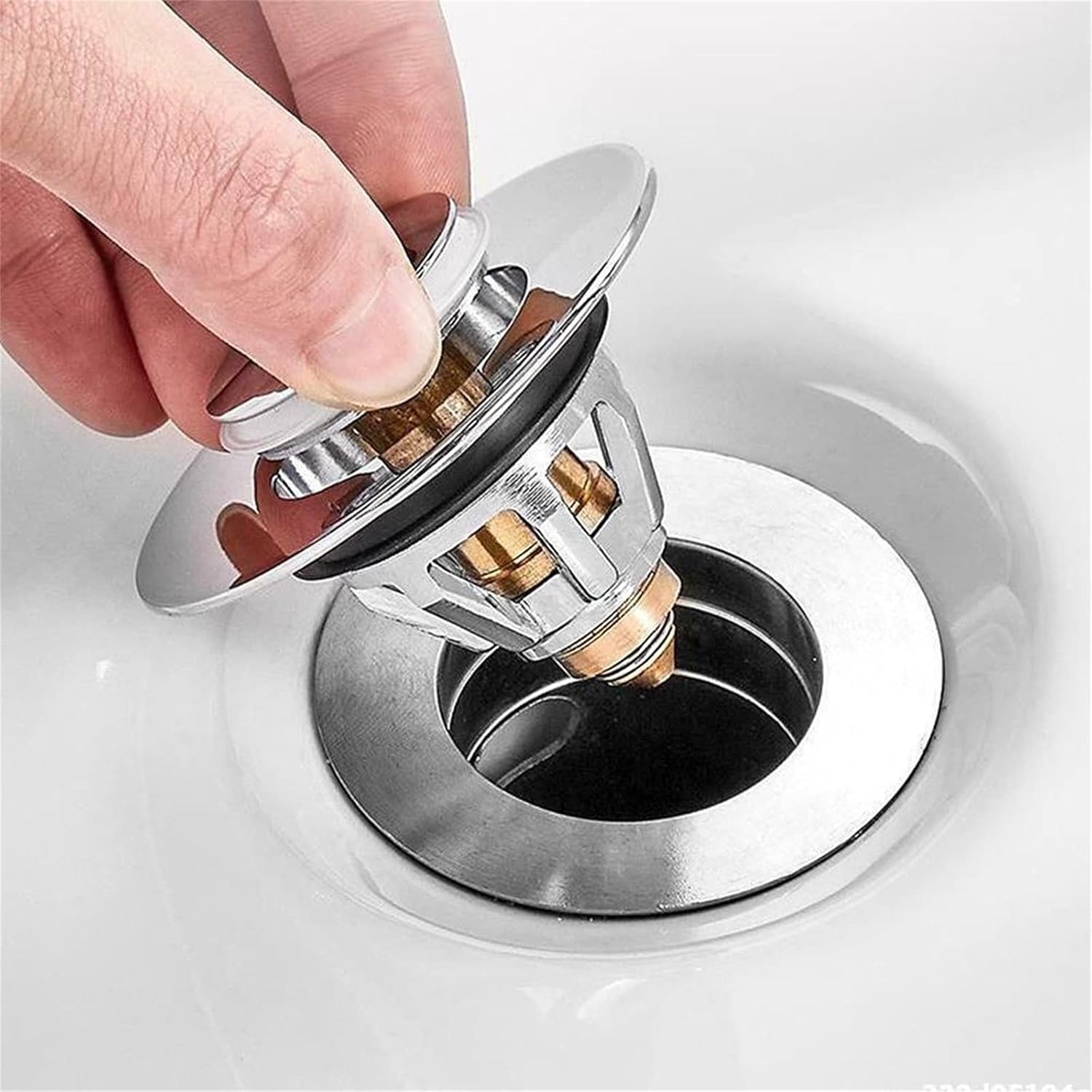 Universal Sink Stopper, Sink Stopper Replacement,Strainer for Bathroom Sink,1.1~1.5” Bathtub Stopper for Kitchen Bathroom Sink Stopper Drain Filter.(Silver)