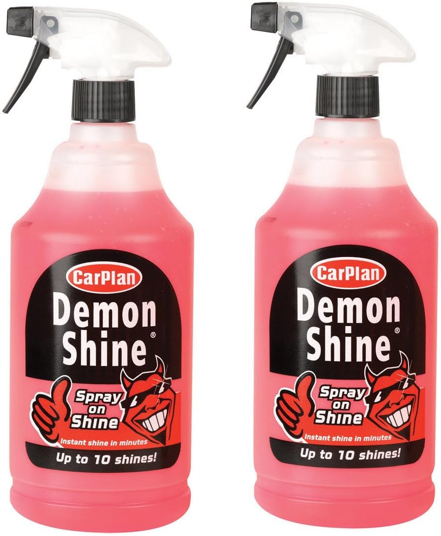 CarPlan Demon Shine, Spray On, 1 Litre (Pack of 2)