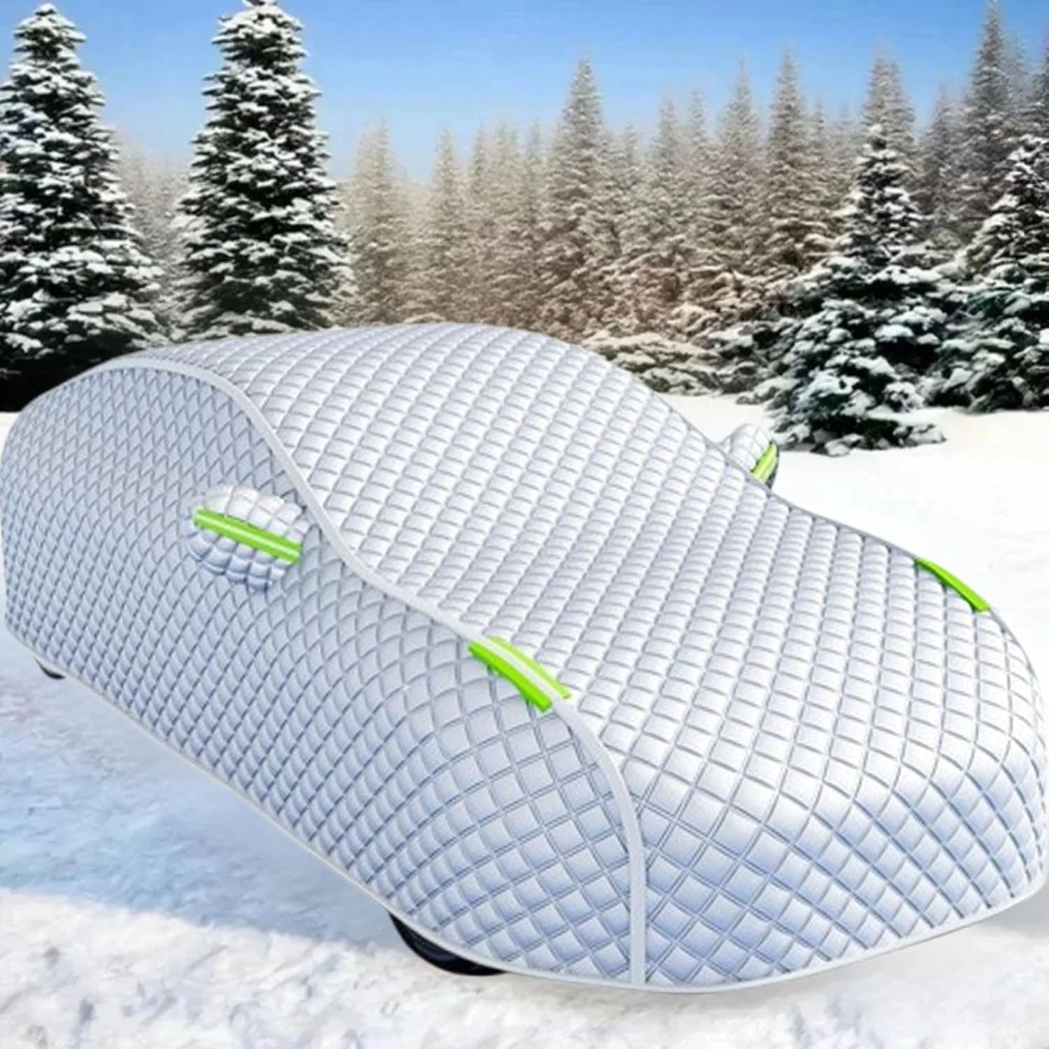 Anti-Hail Car Cover for 𝖦𝖬𝖢 Envoy Thick Cotton All Weather Protection Hail Proof Waterproof Car Cover Reflective Scratch Resistant Easy Fit With Carry Bag