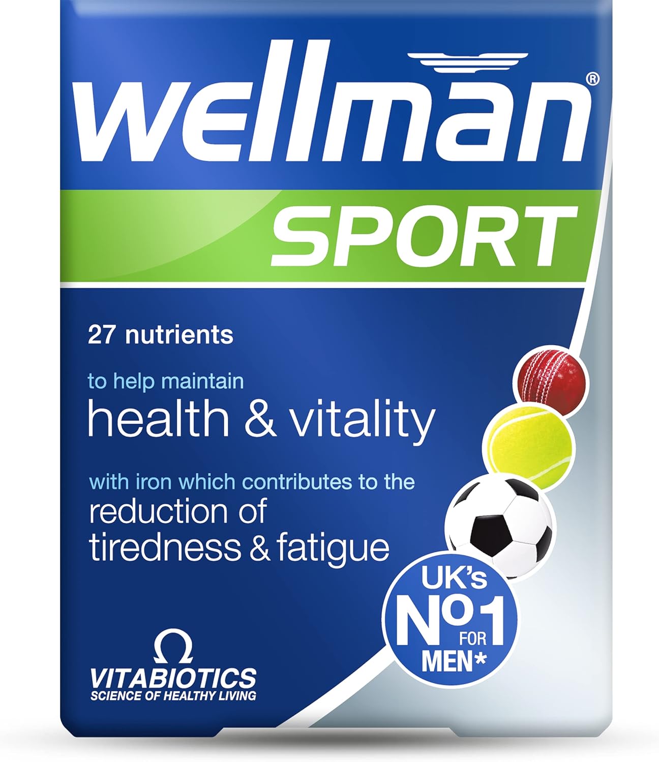 Vitabiotics Wellman Sport Tablets, 30 Tablets Wellman