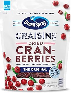 Ocean Spray Craisins Dried Cranberries, Original, 48 Ounce
