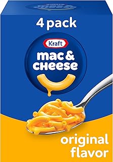 Kraft Original Mac & Cheese Macaroni and Cheese Dinner, 4 ct Pack, 7.25 oz Boxes