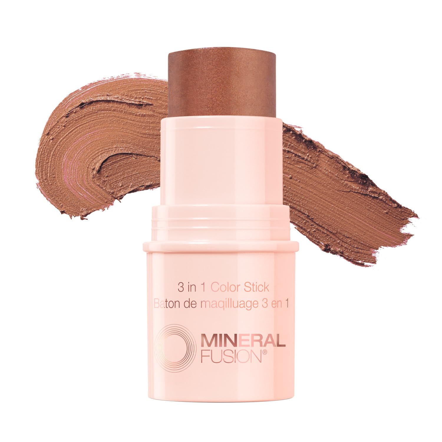 Mineral Fusion 3-in-1 Color Stick, Instant Color Pop and Blush for Cheeks, Creamy Lightweight Formula, Multi-Use Eye, Face, and Lip Makeup, Magnetic