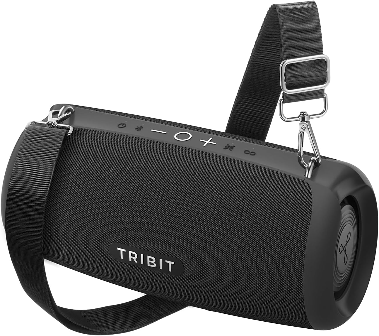 Tribit StormBox Lava Bluetooth Speaker, 80W Loud Sound, 24H Playtime, Black