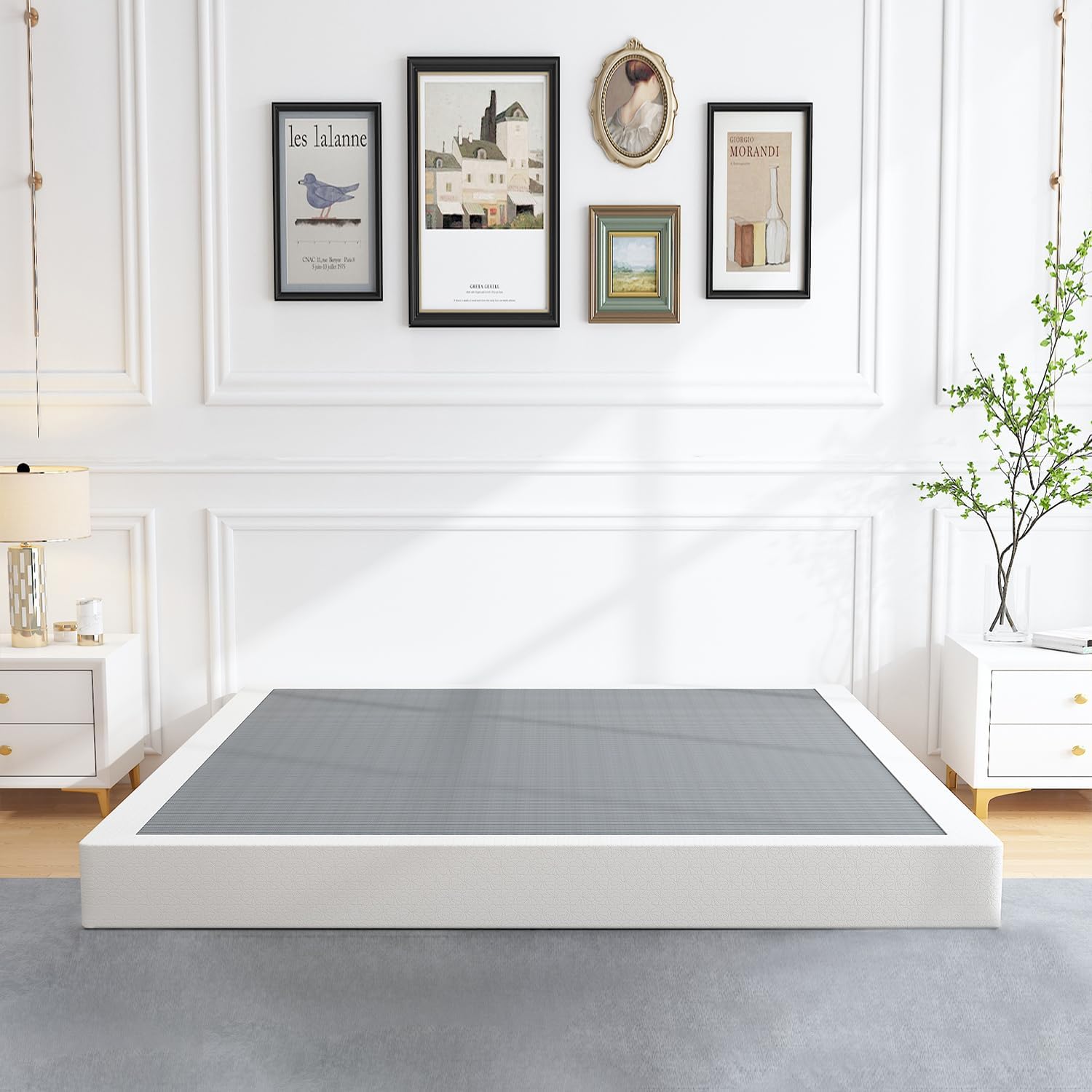 ALDRICH 5 Inch King Box Spring Heavy Duty Metal Mattress Foundation