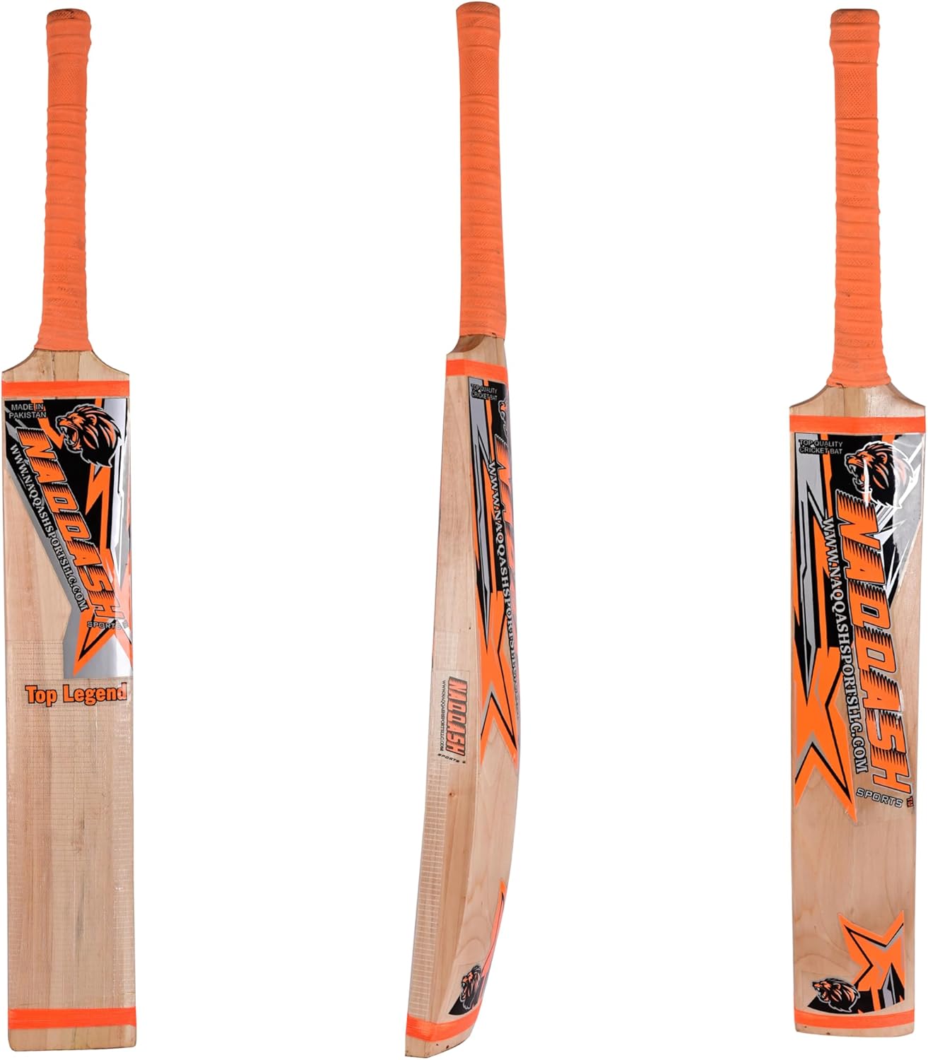 Kashmir Willow Leather Ball Cricket Bat, Exclusive Cricket Bat for Adult Full Size with Free Best Bat Cover & Protection Sheet