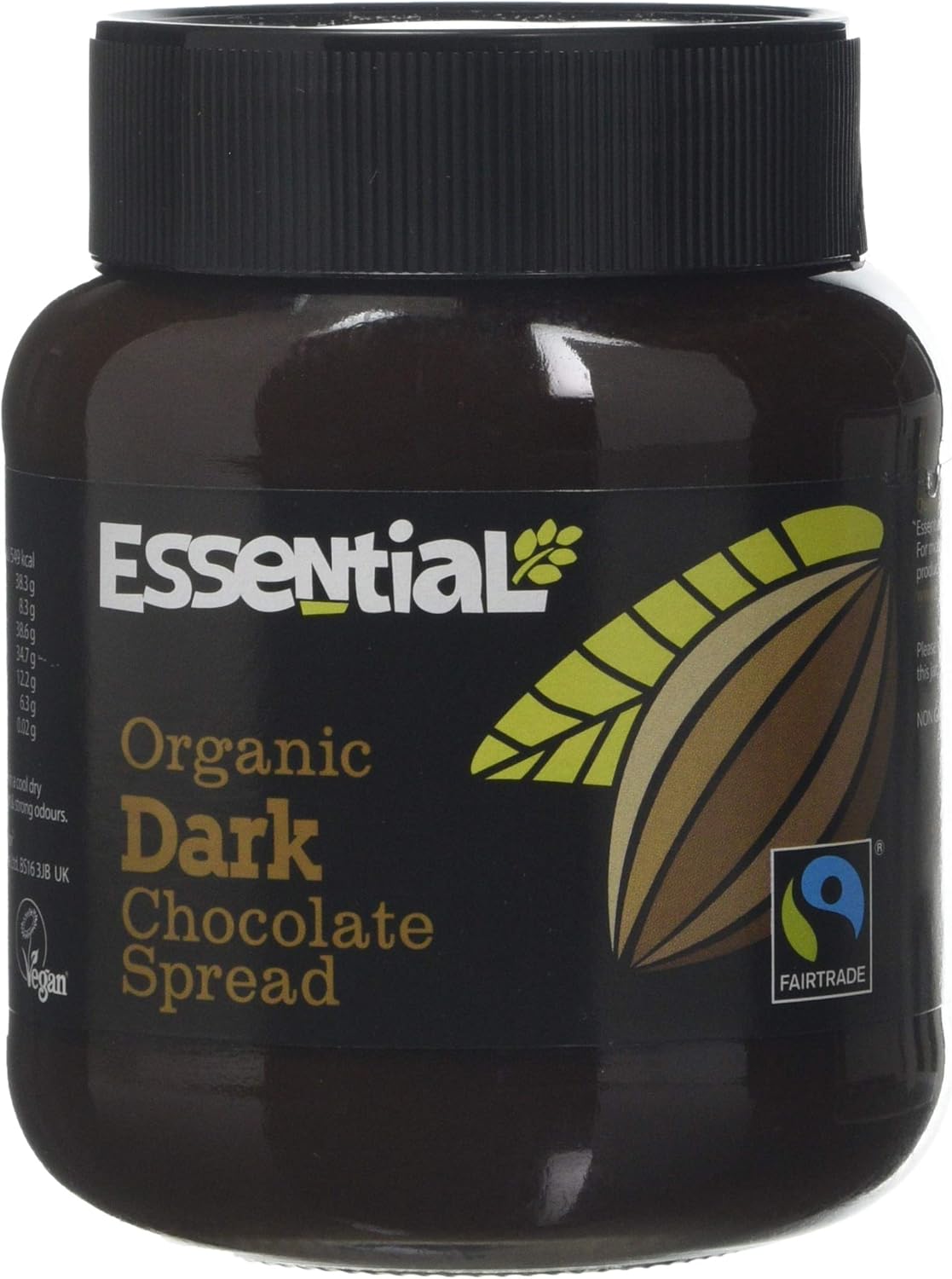 Essential Trading Organic Dark Chocolate Spread 400 g (Pack of 3)