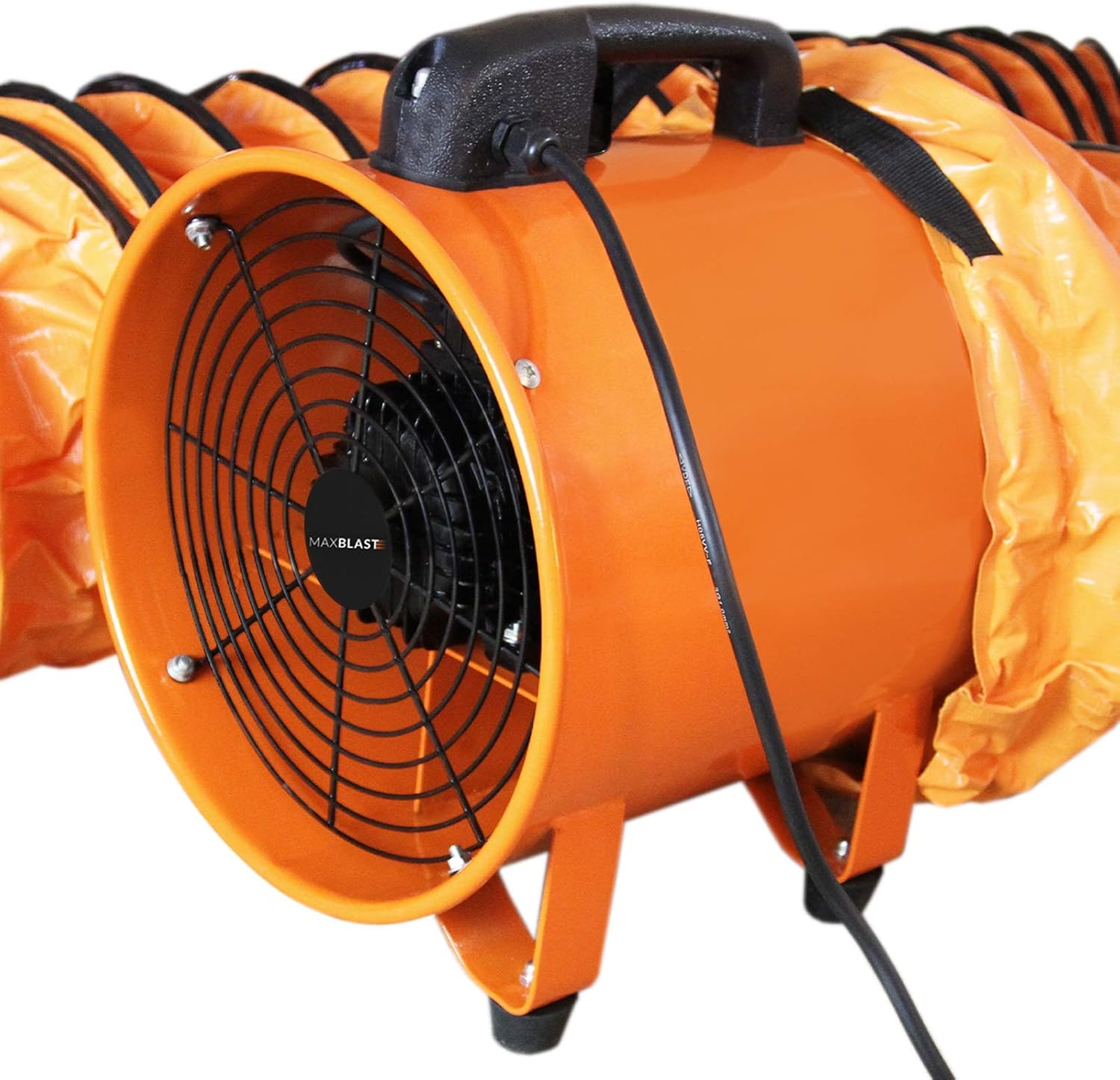 Dust Extractor Ventilation Fan 300mm 110V Portable 12m Duct Hose Workshop Fume Air Blower Industrial PVC Ducting Ventilator