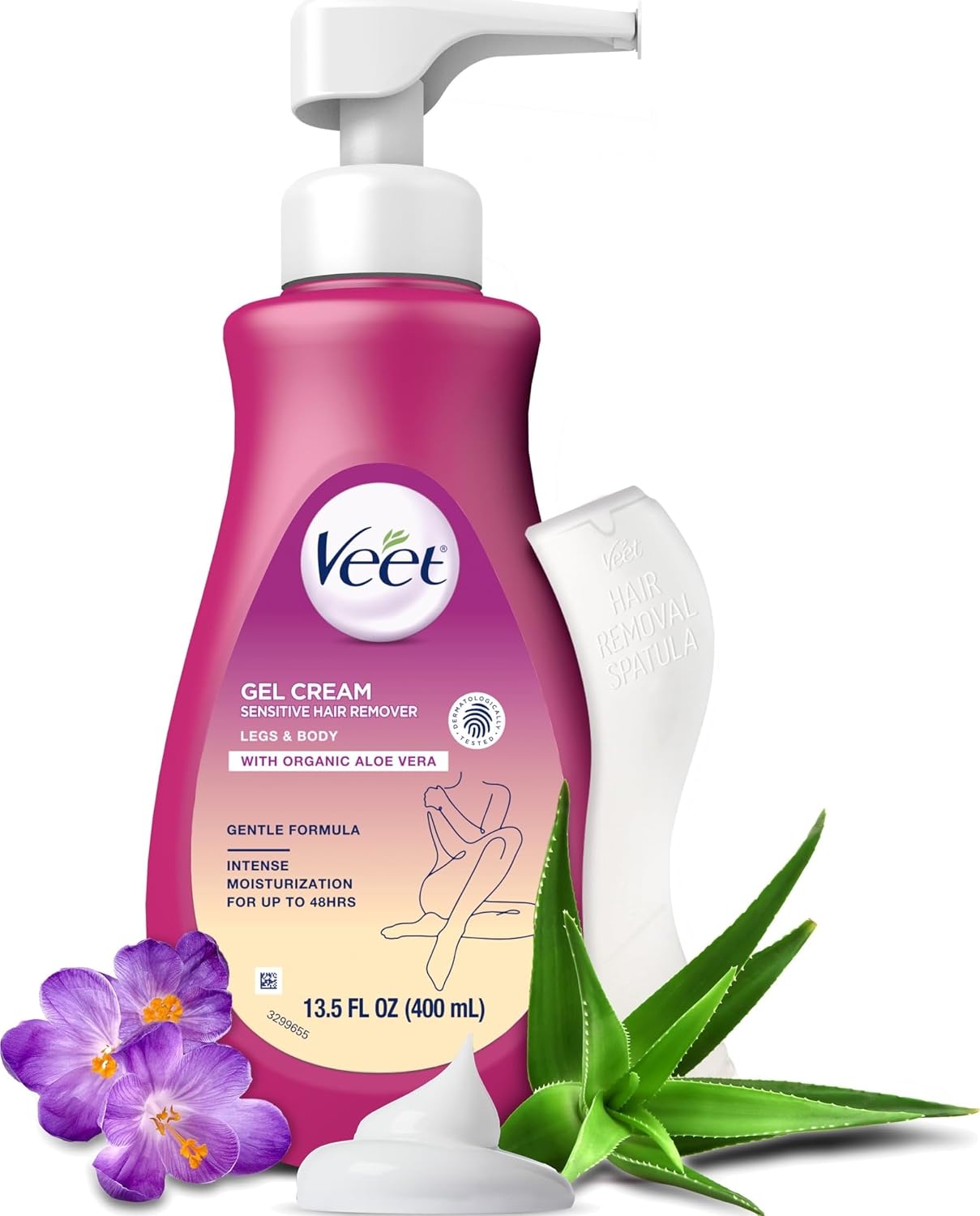Veet Gel Cream Hair Remover 13.5oz Pump (Sensitive)