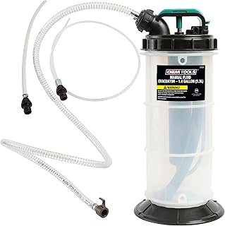OEMTOOLS 24389 Manual Fluid Extractor, 5.3L Oil Extractor, Automotive Tool for Engine Oil, Transmission Fluid, and Coolant