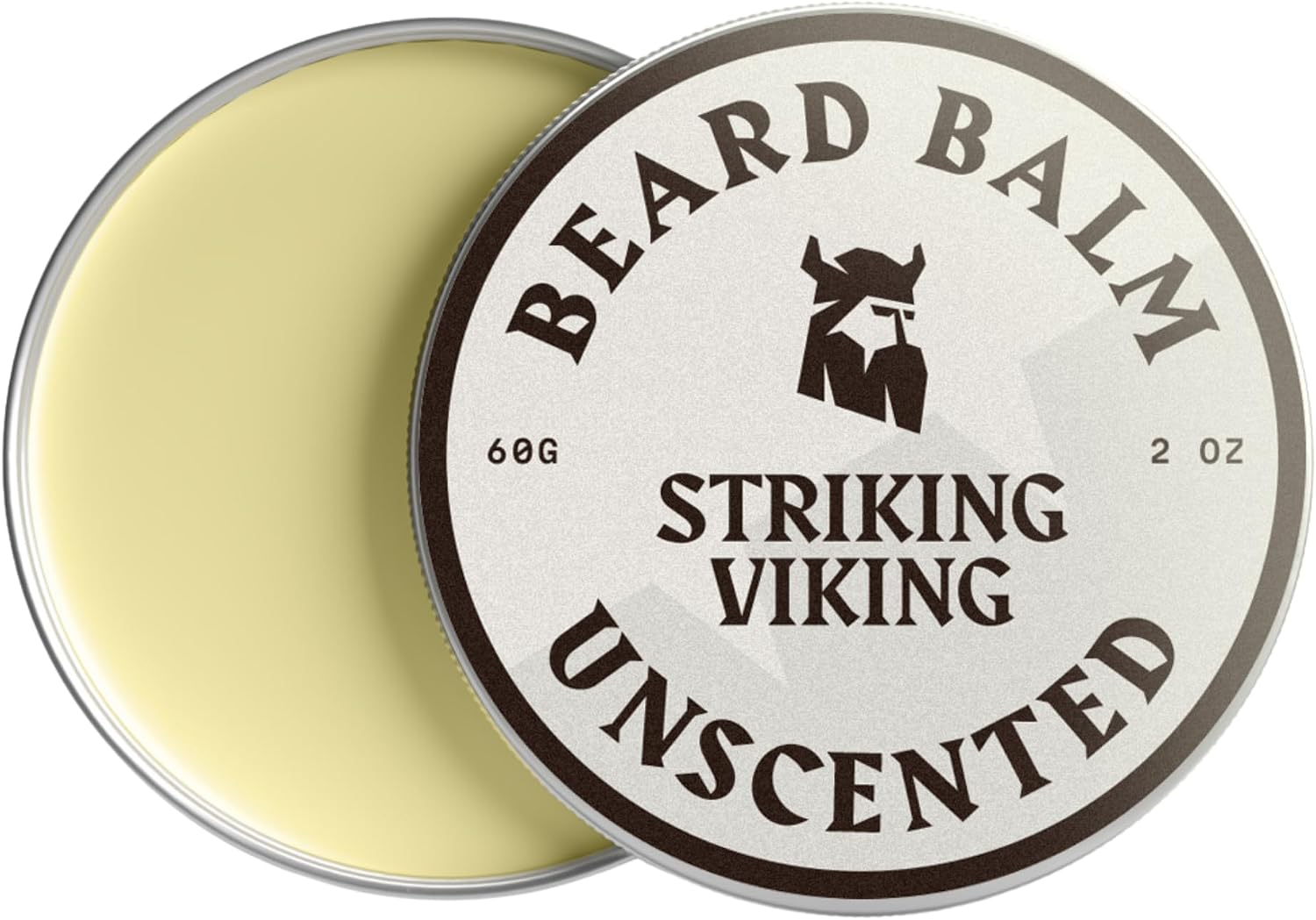 Striking Viking Beard Balm for Men - 2 Oz, Unscented
