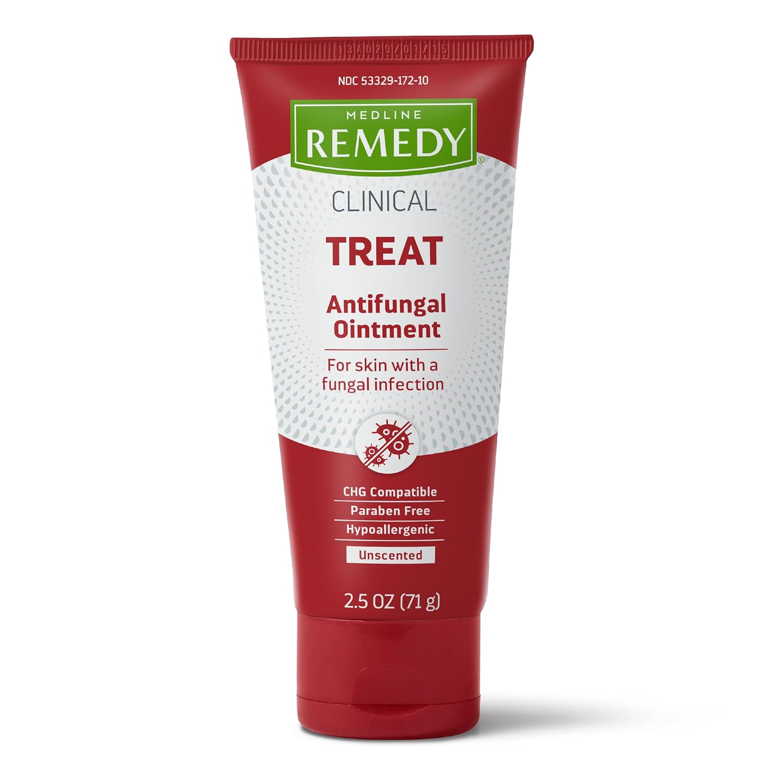 Medline Remedy Clinical Antifungal Ointment, 2.5 oz., Effective Treatment for Athlete's Foot & Ringworm, Single Tube