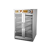 5-Shelf Electric Catering Hot Box Food Warmer Accommodating up to (10) 15" Pizza Boxes, Countertop Heated Holding Cabinet for Pretzels, Warming Machine for Home Commercial Use, 120V 600W