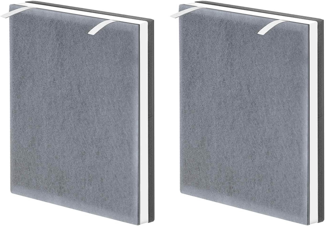 LEVOIT Vital100 Air Purifier Replacement, High-Efficiency Activated Carbon Filter, Vital 100-RF, 2 Pack, White