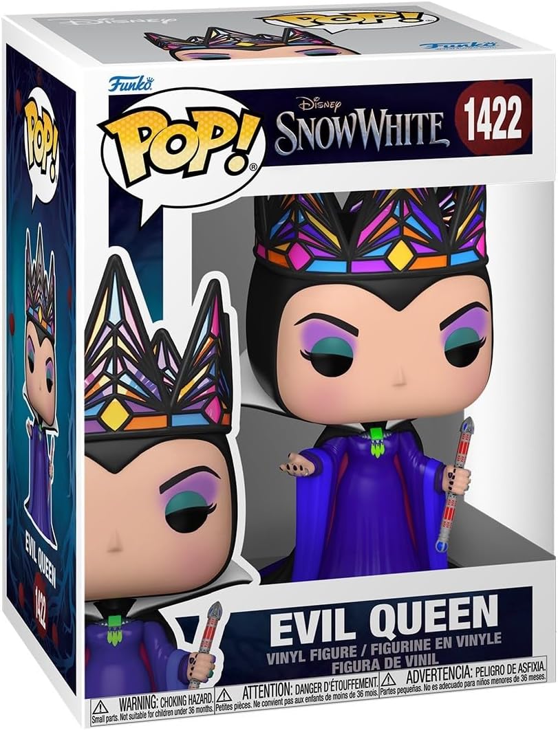 Funko POP! Disney: Snow White Live Action - Evil Queen Age 3+ - (BLK/PUR) - Collectable Vinyl Figure - Official Merchandise - Toys for Kids & Adults - Movies Fans - Model Figure for Collectors