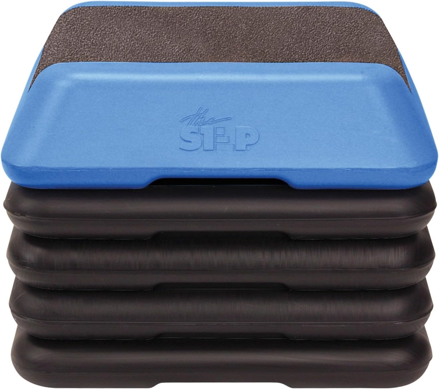 The Step Adjustable High Step Aerobic Platform with 4 Risers, Home Gym Workout Equipment, Fitness Exercise Equipment Made in the USA