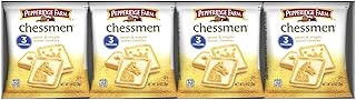 Pepperidge Farm Chessmen Butter Cookies Multipack, 8 Packs, 3 Cookies per Pack