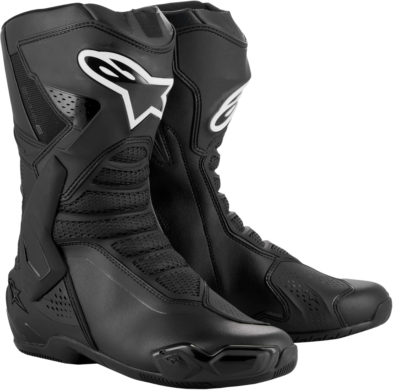 Alpinestars SMX-6 V3 Motorcycle Boots, High-Speed Protection & Comfort - CE Certified, Replaceable Toe Sliders, Enhanced Ankle Protection, Breathable & Lightweight Design