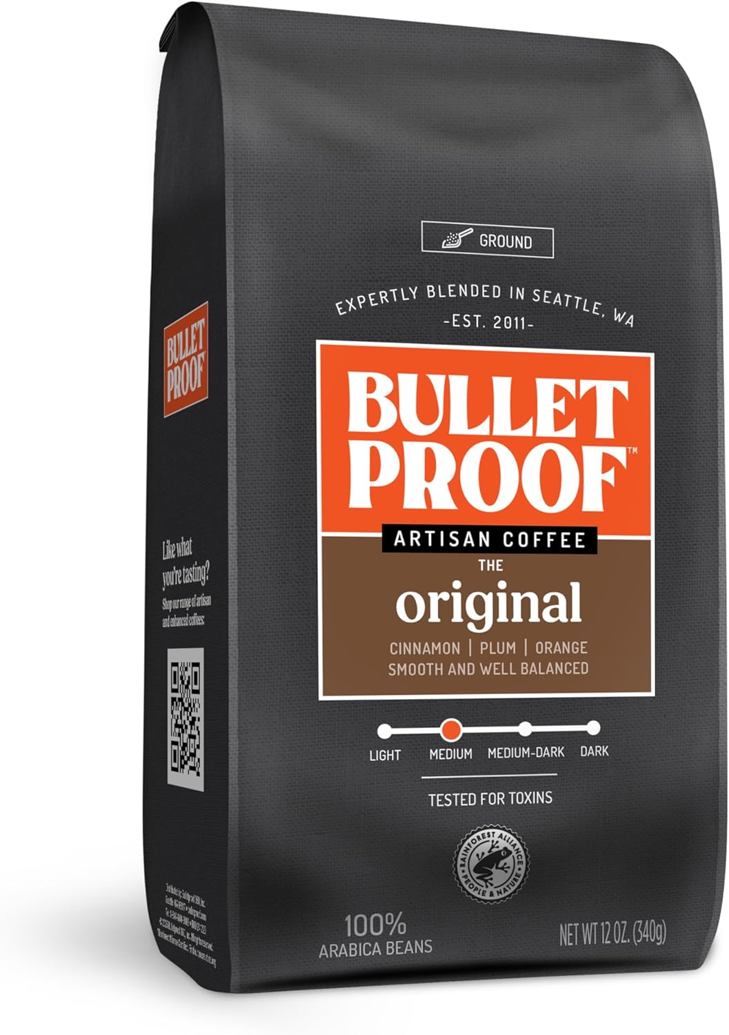 Bullet Proof Ground Upgraded Coffee, 340 g