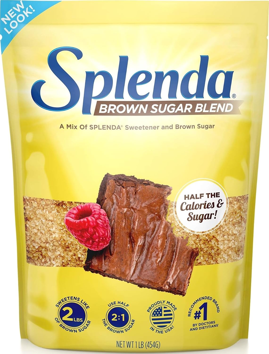 SPLENDA for Baking, 1 Pound Bag Brown Sugar Blend 16 Ounce
