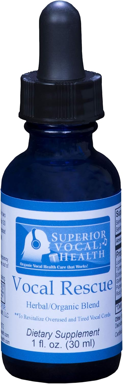 Vocal Rescue Herbal/Organic Vocal Gargle for Singers.