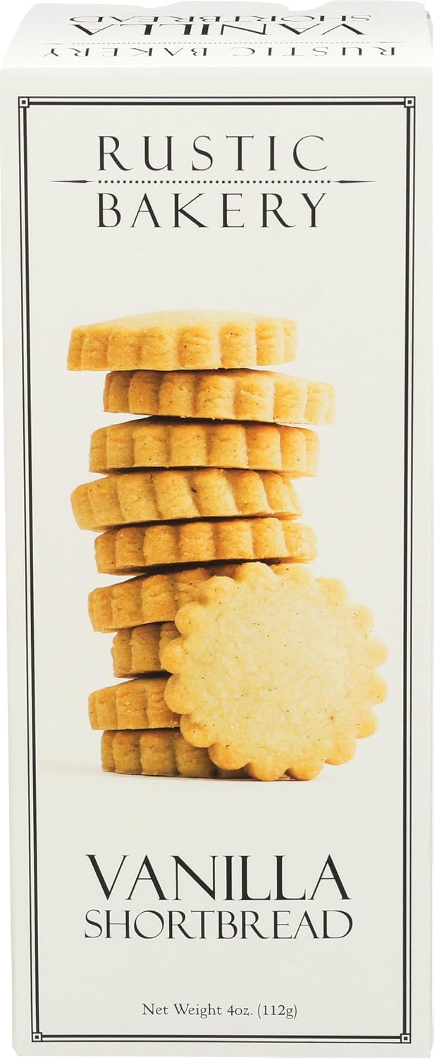 Rustic Bakery, Cookie Vanilla Shortbread, 4 Ounce