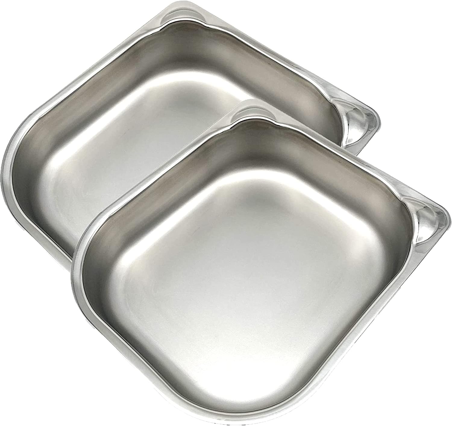 Cat Mate Stainless Steel Bowl Inserts for C100 & C200 Automatic Pet Feeders (Pack of 2)