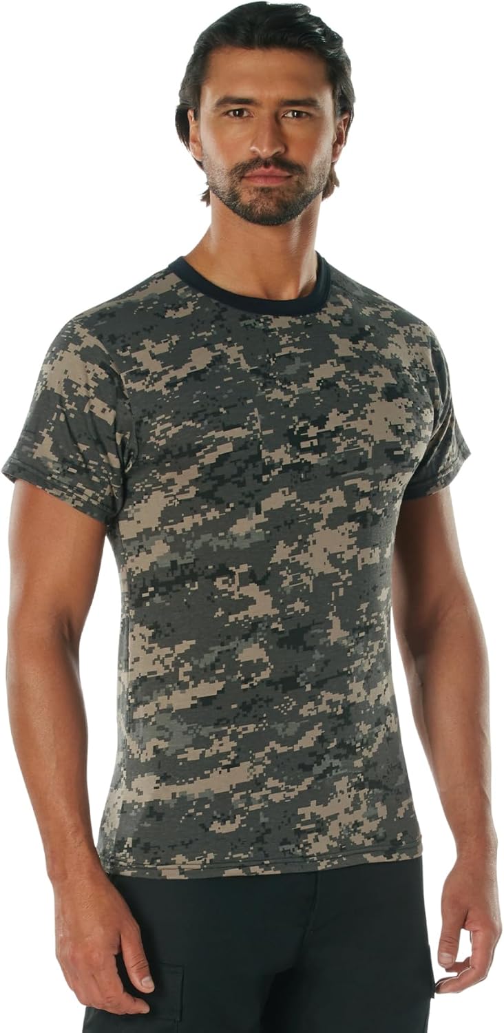 Rothco Camo T-Shirt - Comfortable, Tough and Long Lasting