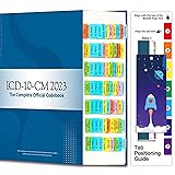 Book Tabs for ICD-10-CM 2023: The Complete Official Codebook(Book not Included) 96 Pcs Tabs, Blank Tabs Included, with Alignment Guide and Bookmarker
