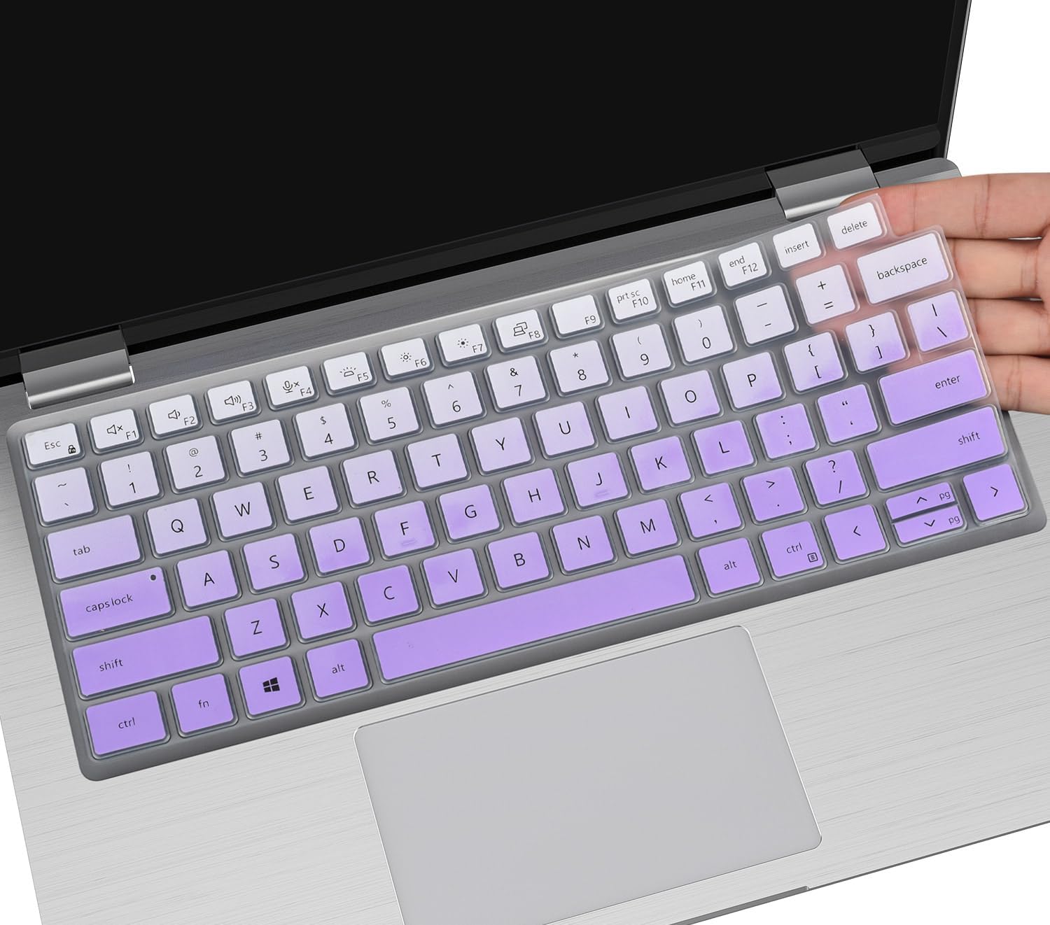 CaseBuy Keyboard Cover for Dell Latitude 7440 7430 7420 7410 14, Dell Latitude 3440 5440 5430 5431 5420, Dell Latitude 14 9420 9430, Dell Latitude 9510 9520 7520 15.6" Laptop -Ombre Purple