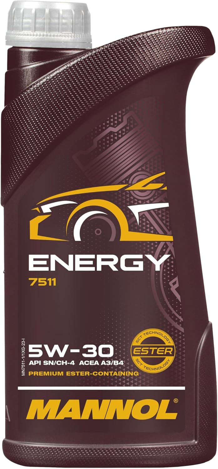 MANNOL Energy 5W-30 API SL ACEA A3/B3, 1 Litre, MN7511-1