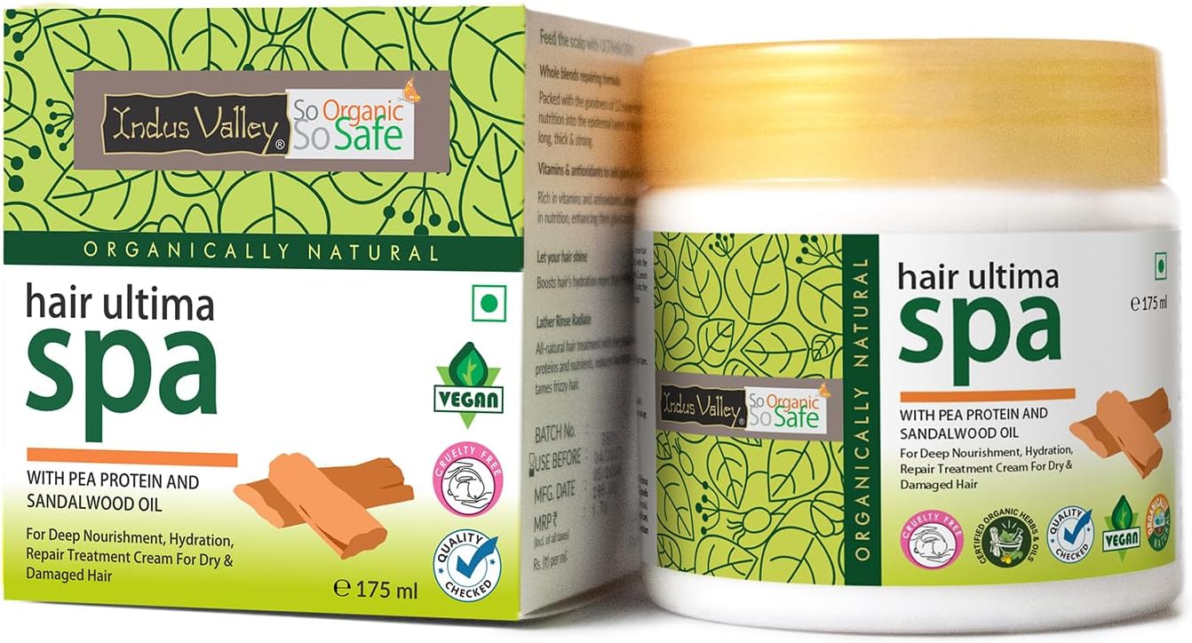 Indus Valley Hair Ultima SPA Deep Nourishing Hair Spa with Keratin 1 Jar (175ml)