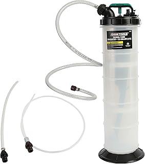OEMTOOLS 24397 10 Quarts (2.5 Gallons) Manual Fluid Extractor, Oil Extractor Pump, Transmission Fluid Pump, Oversized Handle Manual Oil Pump Extractor