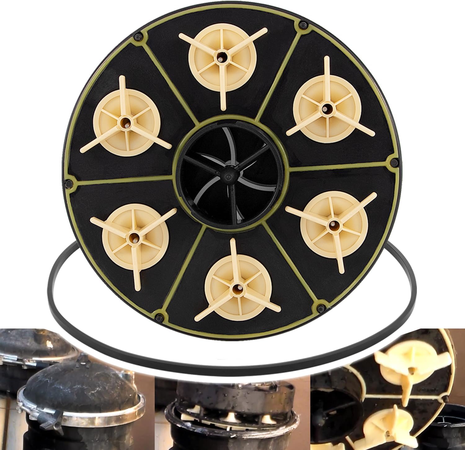 6 Port Module Replacement for Paramount 004-302-4408-00 6-Port Water Valve Module 004302440800, with Valve Shell O-Ring 005-302-0100-00, Compatible with PCC2000 System