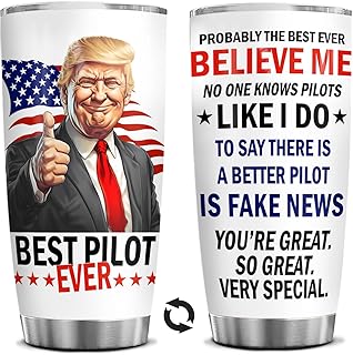 20 Oz Tumbler Aviation Gifts Pilot Gifts For Men Cool Gifts For Pilots Pilot Accessories Airplane Gifts For Men Private Pilot Pilot Accessories For Husband Son Birthday Christmas Retirement Gifts