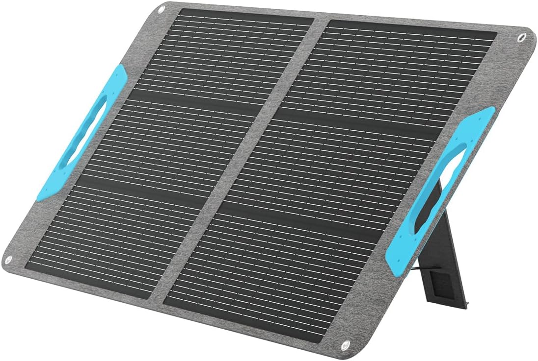 Renogy 100W Portable Solar Panel for Power Stations, 25% High Efficiency