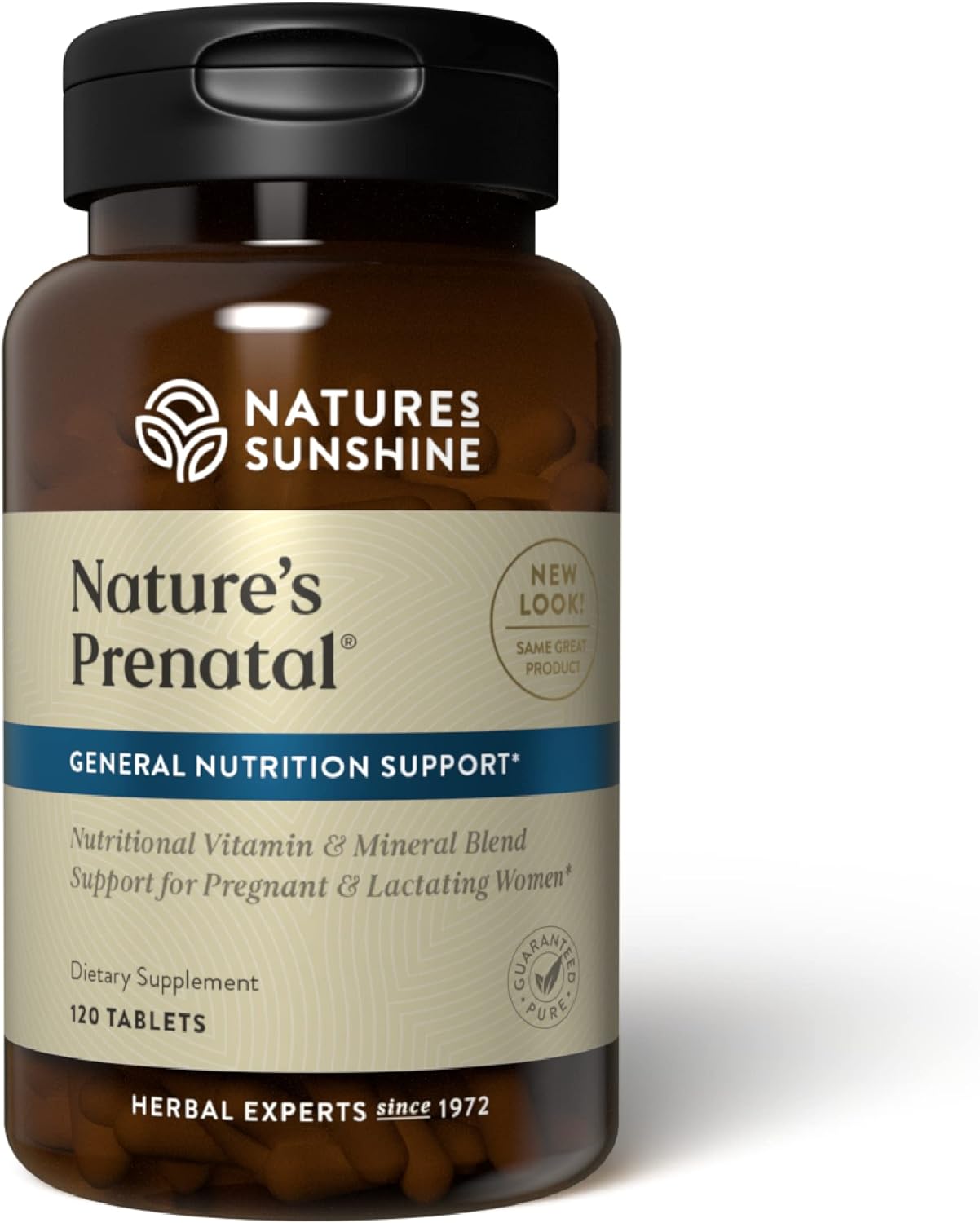 Nature's Sunshine Prenatal, 120 Tablets | Prenatal Vitamin Provides a Combination of Vitamins and Minerals to Support the Nutritional Needs of Both Mother and Child