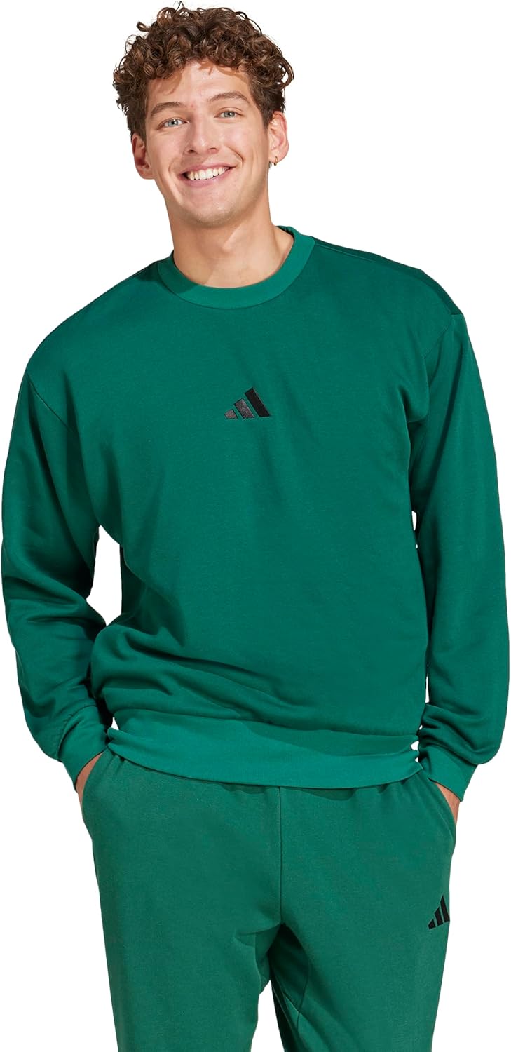 adidas Men's Essentials Feel Cozy Fleece Sweatshirt