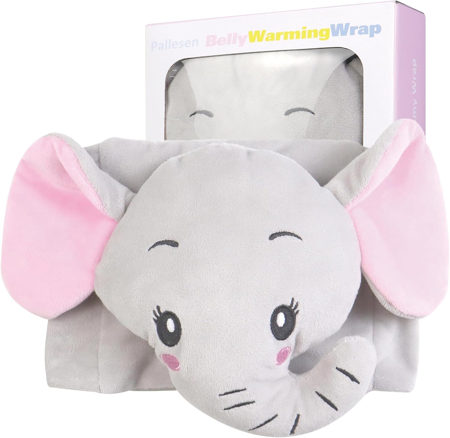 Colic Baby Relief,Gas Relief for Infants,Baby Colic Heated Tummy Wrap,Baby Swaddling Belt for Colic Calm,Natural Relief for Upset Stomach in Babies and Toddlers,Elephant