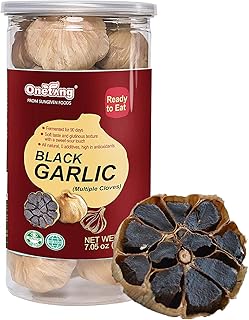 ONETANG Black Garlic 7.05 Oz Multiple Black Garlic Fermented for 90 Days Super Foods Non-GMO Non-Additives Ready to Eat
