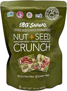 180 Snacks Nut + Seed Crunch, Sunflower Seeds, Pecans, Pumpkin Seeds 16 Oz Bag
