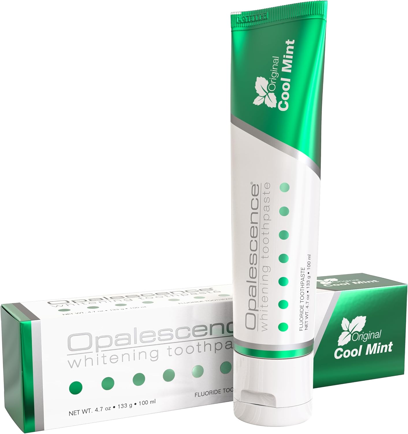 OpalescenceTeeth Whitening Toothpaste - Pack of 1 - Fluoride Oral Care - 4.7 Oz - Cool Mint - TP-5166-1