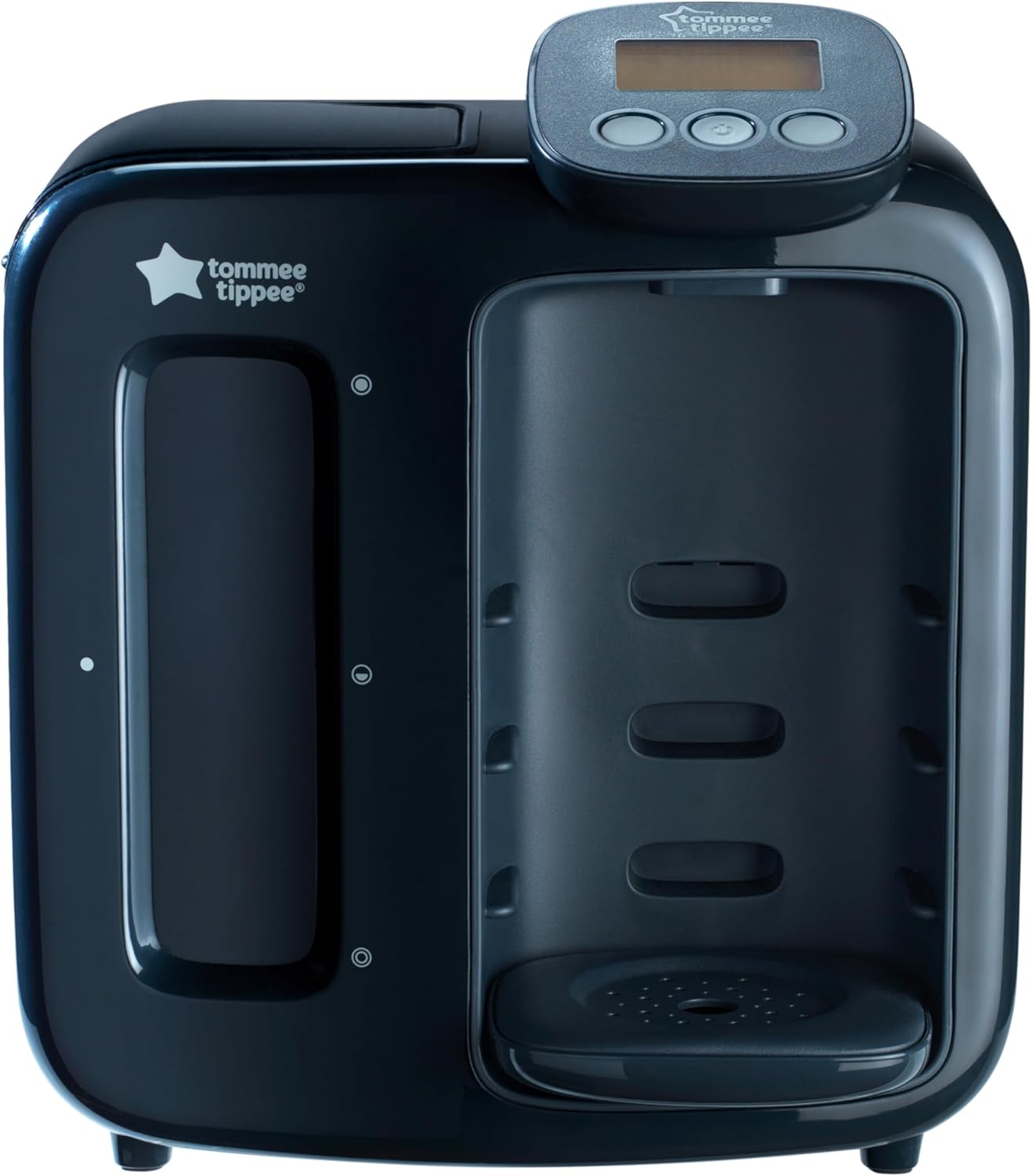 Tommee Tippee Perfect Prep Day & Night, Slate, Baby Bottle Formula Feed Maker with Antibacterial Filter, Digital Display and Adjustable Volume