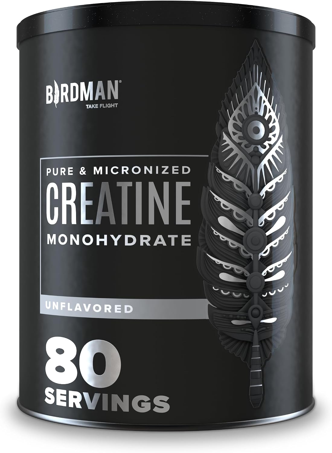 Micronized Creatine Monohydrate Powder, Muscle Recovery, Caffeine Free, Creatine Pre Workout, Vegan, Post Workout, Gluten Free, Sugar Free | 80 Servings (5 Grams Each) | 0.8lb