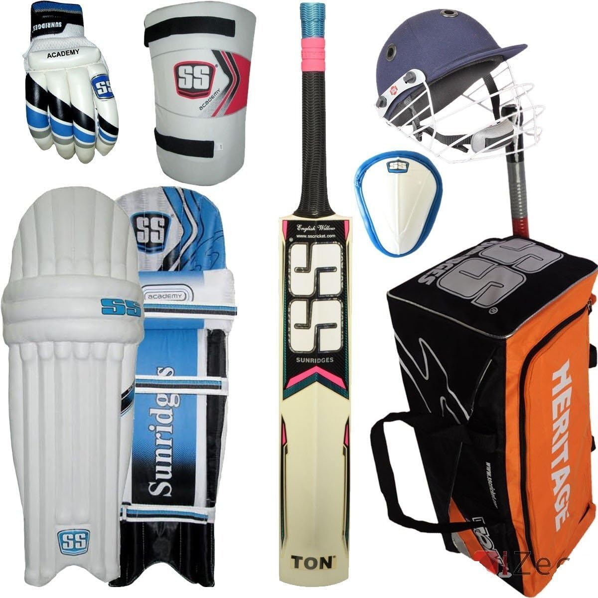Ss Economy Complete Cricket Kit Mens Size With English Willow Bat