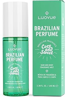 Brazilian Perfume for Women: Long Lasting Brazilian Fragrance - Natural Sweet and Comfortable Hair and Body Fragrance - Fine and Smooth Fragrance Mist, (100 ml)