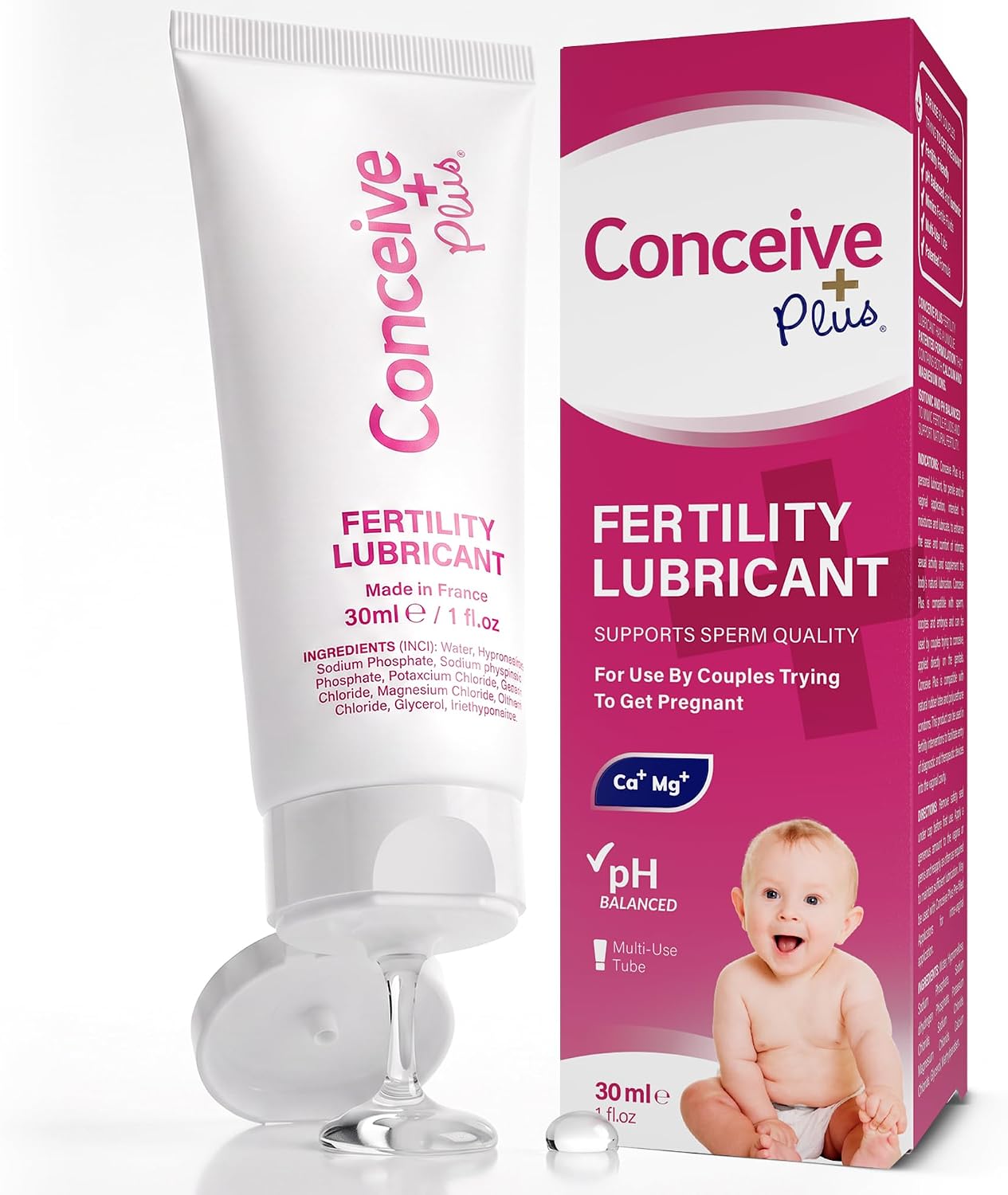Conceive Plus Fertility Lubricant, Travel Size, 1 Fl Oz
