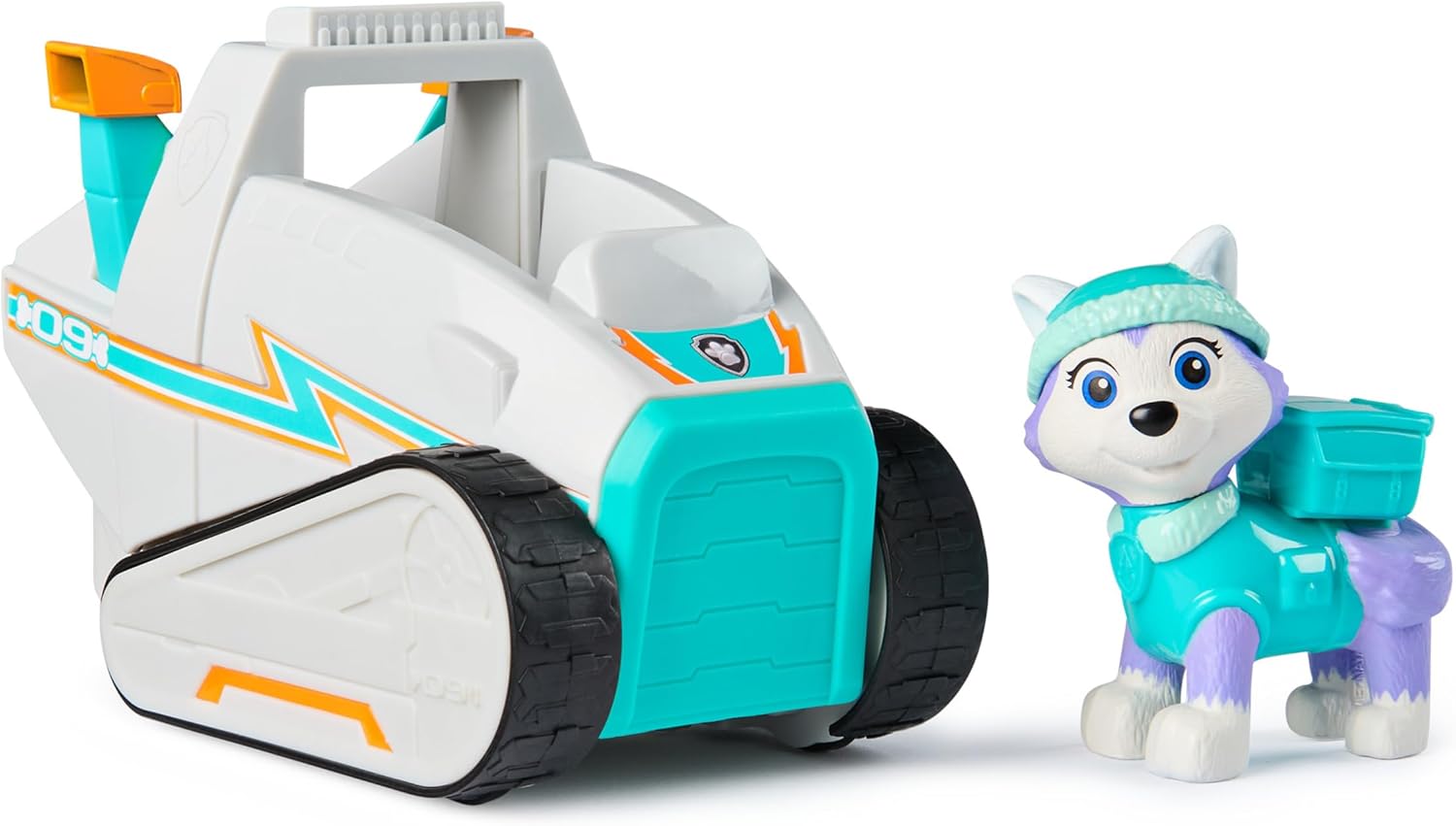 Paw Patrol, Everest’s Snowplough, Toy Vehicle with Collectible Action Figure, Sustainably Minded Kids’ Toys for Boys & Girls Aged 3 and Up