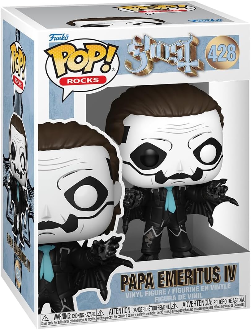 Funko Pop! Rocks: Ghost Band - Papa - Bat - Ghost Band - Collectable Vinyl Figure - Gift Idea - Official Merchandise - Toys for Kids & Adults - Music Fans - Model Figure for Collectors and Display